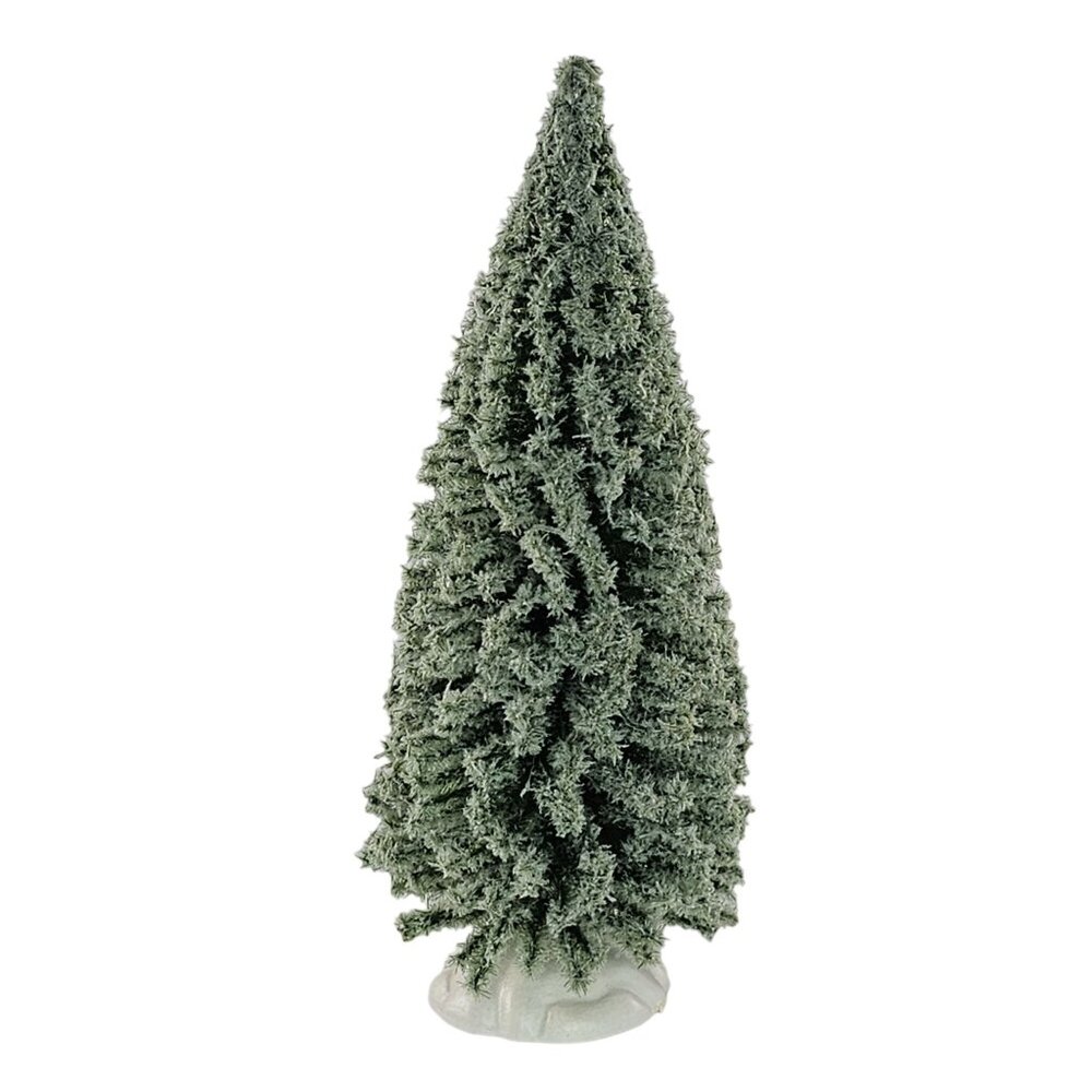 Lemax Frosted Miniature Christmas Spruce Tree For Holiday Village Decoration